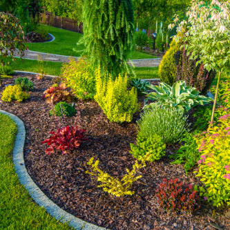 Schöner Landschaftsgarten